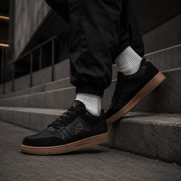 AOREX Rover (ARX-02) | Black Gum Sole Sneaker